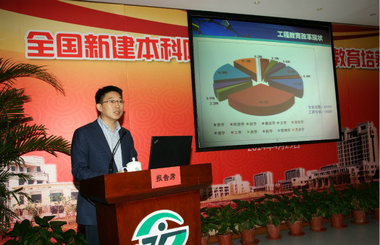 侯永峰作大会报告